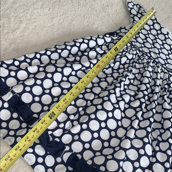 Biscotti Blue & White Dot Dress 10 EUC Ties in back - Picture 12 of 15